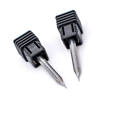 دماغه توپی 0.1 میلی متری Hrc65 Micro End Mills Nano Coated