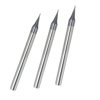 ساقه مستقیم دو فلوت 0.3mm مربع Micro End Mills Hrc65