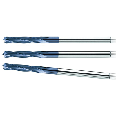 2 فلوت 4 میلی متر کاربید انتهای آسیاب R0.5 شعاع گوشه انتهای آسیاب Hrc65 SX